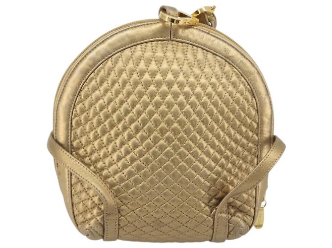 BALLY Rucksack Leder Gold Auth 194106 Golden - Ansicht 2