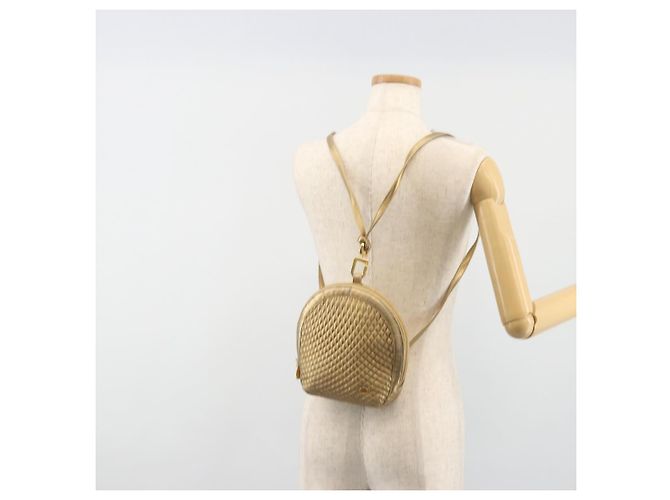 BALLY Rucksack Leder Gold Auth 194106 Golden - Ansicht 24