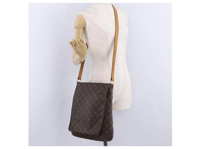 LOUIS VUITTON Borsa a tracolla Monogram Musette M51256 LV Auth 193405 Monogramma - vista 23