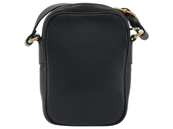 Borsa a tracolla GUCCI Web Sherry Line in pelle nera e oro 574803 Auth 192453V Nero D'oro - vista 2