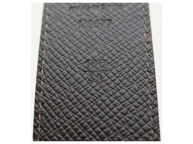 LOUIS VUITTON Damier Ebene Ceinture Anne Van Tours Belt M9677 LV Auth 191957V - vista 16
