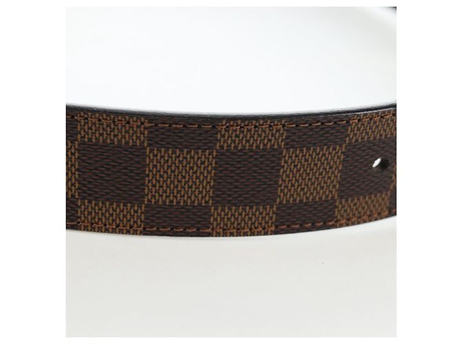 LOUIS VUITTON Damier Ebene Ceinture Anne Van Tours Belt M9677 LV Auth 191957V - vista 8