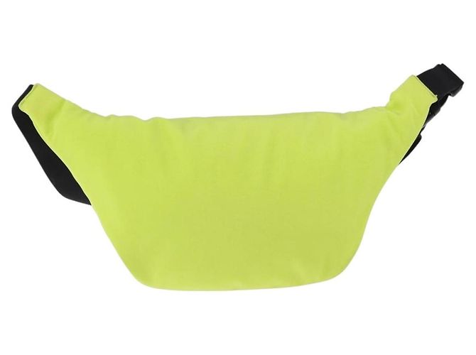 BALENCIAGA Explorer Body Bag Nylon Yellow Silver 482389 Auth bs36437 Silber Gelb - Ansicht 2