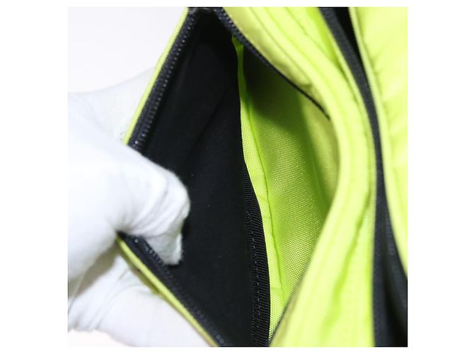 BALENCIAGA Explorer Body Bag Nylon Yellow Silver 482389 Auth bs36437 Silber Gelb - Ansicht 21