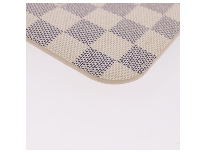 LOUIS VUITTON Damier Azur Neverfull MM Pouch Pouch LV Auth 195608V - vista 14