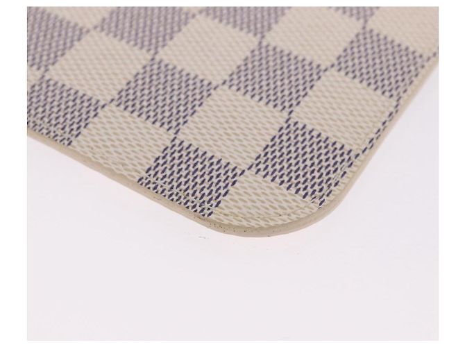 LOUIS VUITTON Damier Azur Neverfull MM Pouch Pouch LV Auth 195608V - vista 15