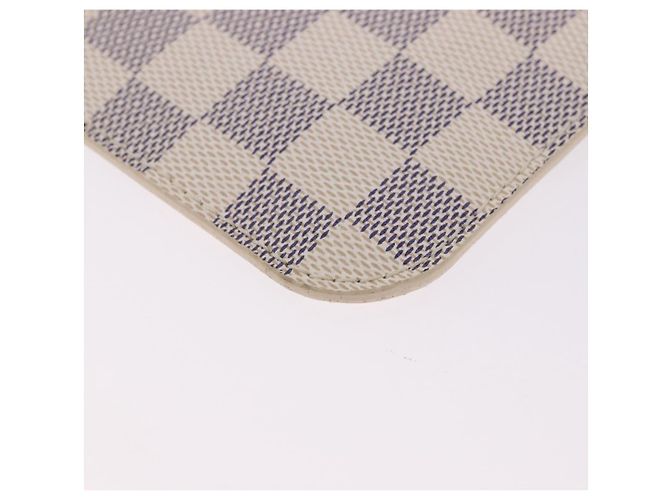 LOUIS VUITTON Damier Azur Neverfull MM Pouch Pouch LV Auth 195608V - vista 17