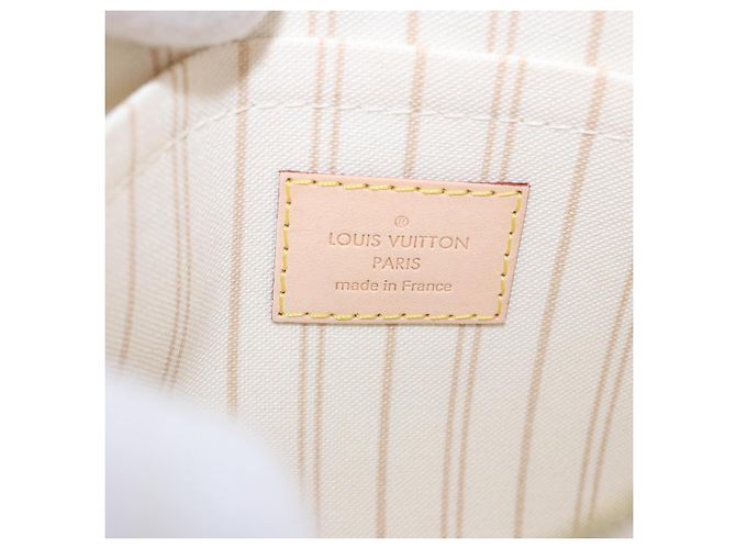 LOUIS VUITTON Damier Azur Neverfull MM Pouch Pouch LV Auth 195608V - vista 18