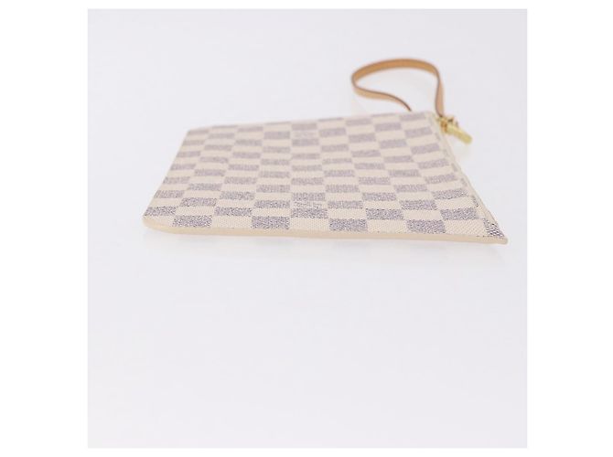 LOUIS VUITTON Damier Azur Neverfull MM Pouch Pouch LV Auth 195608V - vista 3
