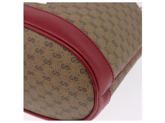 Borsa GUCCI Micro GG Supreme x Doraemon Fujiko-Pro PVC Beige 655597 Auth 193779SM D'oro - vista 14