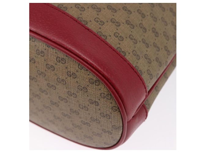 Borsa GUCCI Micro GG Supreme x Doraemon Fujiko-Pro PVC Beige 655597 Auth 193779SM D'oro - vista 16