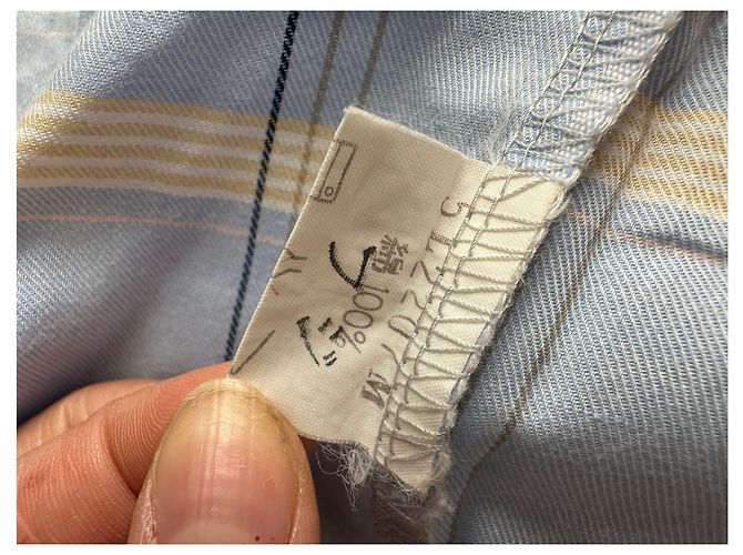 Conjunto de Pijama Dior Vintage para Hombre de Algodón Azul Claro y Marino M Azul marino - vista 10