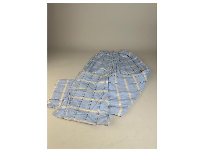 Conjunto de Pijama Dior Vintage para Hombre de Algodón Azul Claro y Marino M Azul marino - vista 14