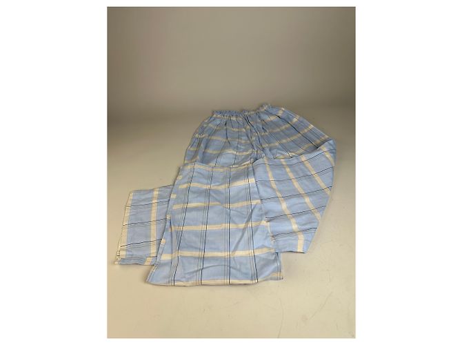 Conjunto de Pijama Dior Vintage para Hombre de Algodón Azul Claro y Marino M Azul marino - vista 15