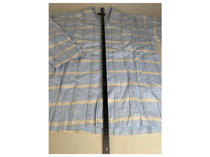 Conjunto de Pijama Dior Vintage para Hombre de Algodón Azul Claro y Marino M Azul marino - vista 5