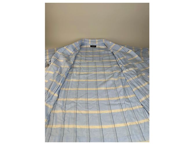 Conjunto de Pijama Dior Vintage para Hombre de Algodón Azul Claro y Marino M Azul marino - vista 8