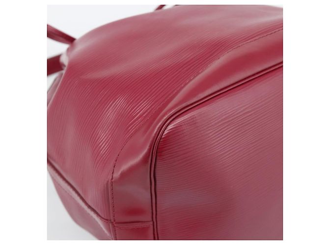LOUIS VUITTON Borsa a tracolla Epi Petit Noe Fuchsia M40676 LV Auth 194705SAV Fuschia - vista 14