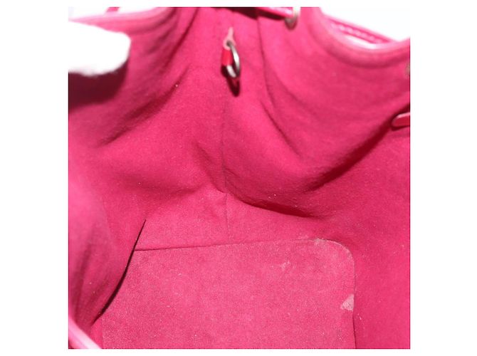 LOUIS VUITTON Borsa a tracolla Epi Petit Noe Fuchsia M40676 LV Auth 194705SAV Fuschia - vista 18