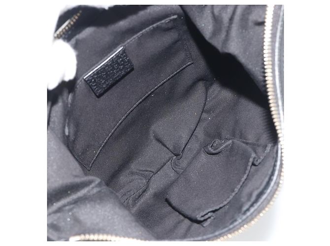 Borsa a spalla GUCCI GG Canvas Pretty Nero Oro 162895 Auth am12235V D'oro - vista 10