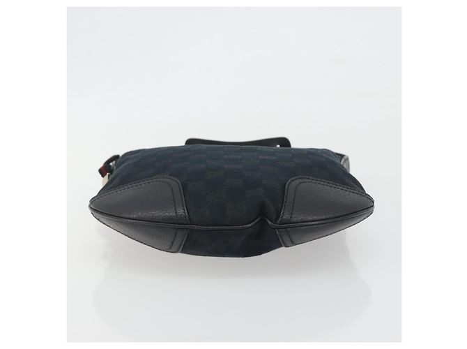 Borsa a spalla GUCCI GG Canvas Pretty Nero Oro 162895 Auth am12235V D'oro - vista 5