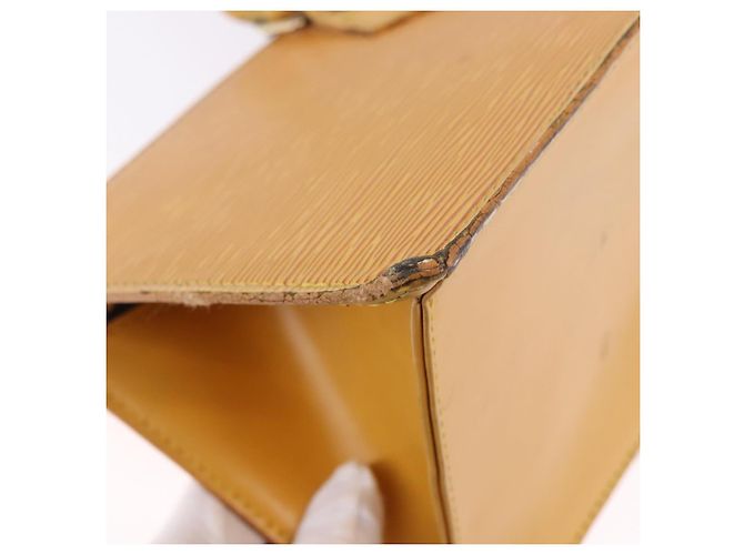 LOUIS VUITTON Epi Sac Triangle Hand Bag Yellow M52099 LV Auth 195299 Giallo - vista 15