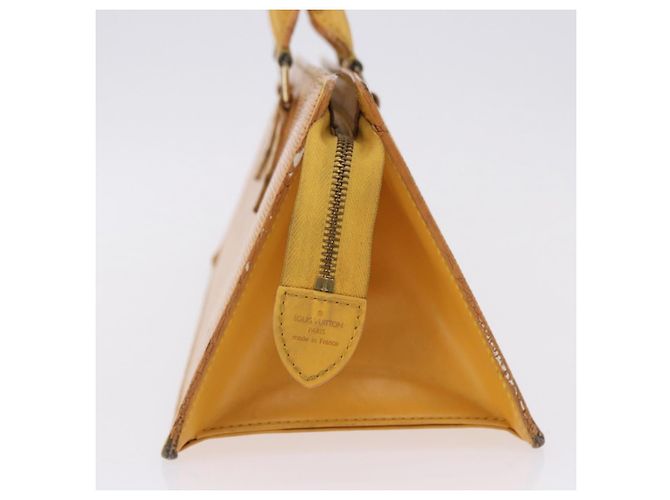 LOUIS VUITTON Epi Sac Triangle Hand Bag Yellow M52099 LV Auth 195299 Giallo - vista 3