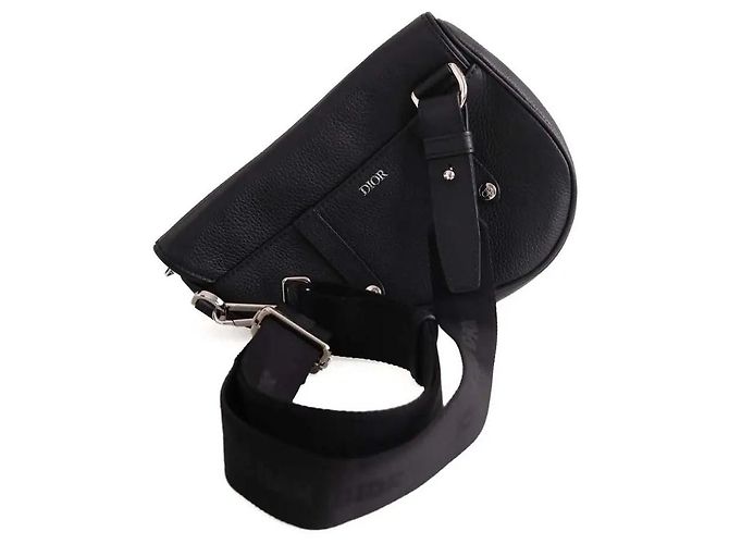 Dior Marsupio saddle da uomo nero - vista 2