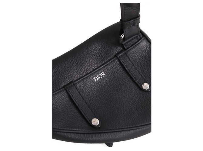 Dior Marsupio saddle da uomo nero - vista 3