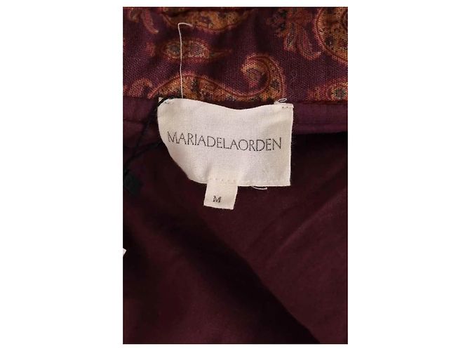 Autre Marque Chaqueta Maria de la Orden de algodón violeta M Púrpura - vista 5