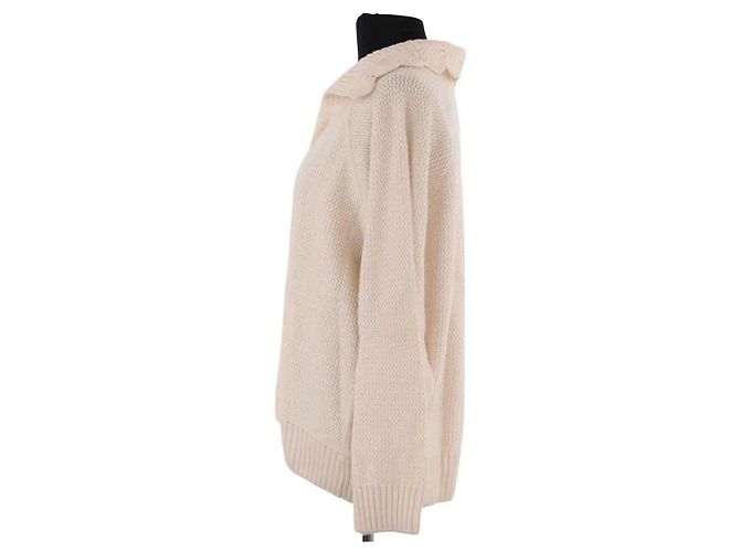Autre Marque Jersey Molli de lana ecru M Crudo - vista 3
