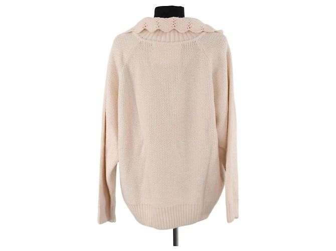 Autre Marque Jersey Molli de lana ecru M Crudo - vista 4