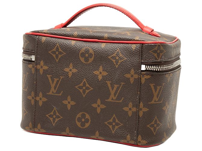 Necessaire Louis Vuitton Monogram Macassar Nice Mini marrone - vista 2