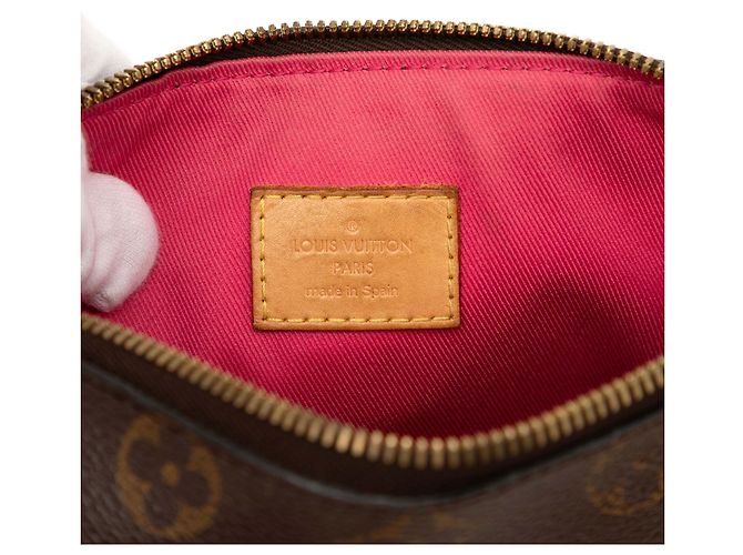 Borsa a tracolla Louis Vuitton Monogram Lorette Marrone - vista 5