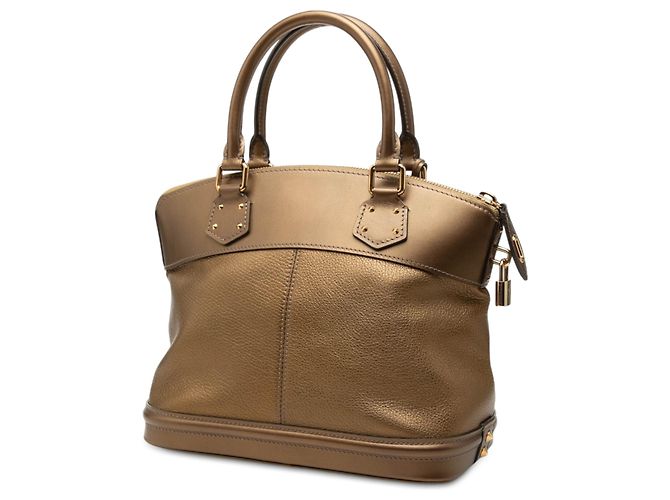 Bolso Louis Vuitton Suhali Lockit PM Marrón Castaño - vista 2