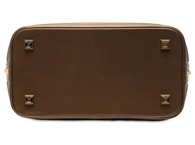 Bolso Louis Vuitton Suhali Lockit PM Marrón Castaño - vista 3