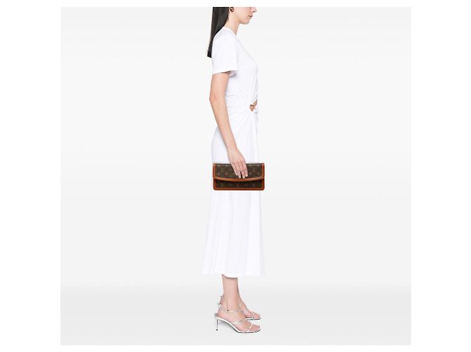 Borsa a pochette Louis Vuitton Monogram Pochette Dame PM Marrone - vista 8