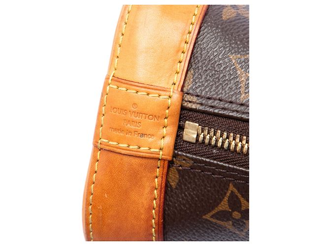 Borsa Satchel Louis Vuitton Monogram Alma BB Marrone - vista 5