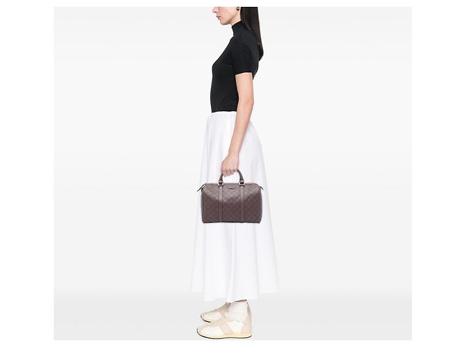 Brown Gucci Medium Guccissima Joy Boston Bag Braun - Ansicht 5