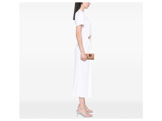 Carteira Longa Continental Fendi Hypnoteyes em couro bege - vista 6