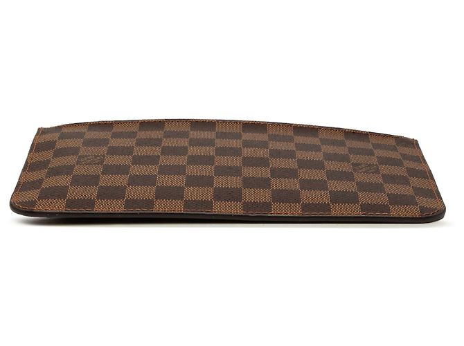 Pouch Louis Vuitton Damier Ebene Neverfull MM Marrone - vista 3