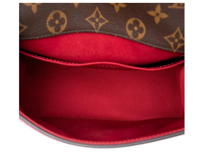 Bolsa Satchel Louis Vuitton Vernis Miroir Cherrywood BB Vermelha Vermelho - vista 4