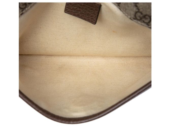 Beige Gucci GG Supreme Web Neo Vintage Gürteltasche - Ansicht 4