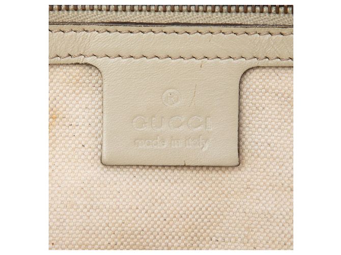 Weiße Gucci Medium Guccissima Scarlett Satchel - Ansicht 5
