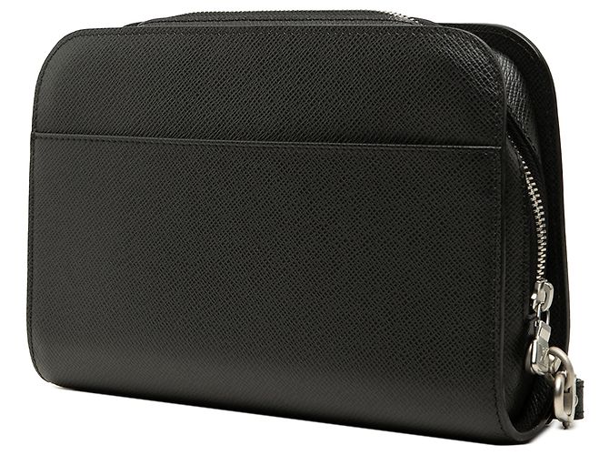 Borsa a Pochette Louis Vuitton Taiga Baikal Nera Nero - vista 2
