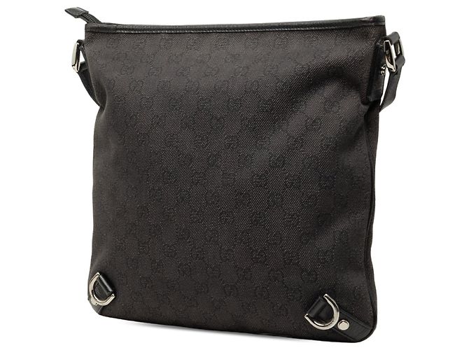 Borsa a tracolla Gucci GG Denim Abbey D Ring marrone - vista 2
