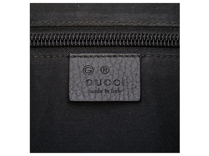 Borsa a tracolla Gucci GG in nylon nero - vista 5