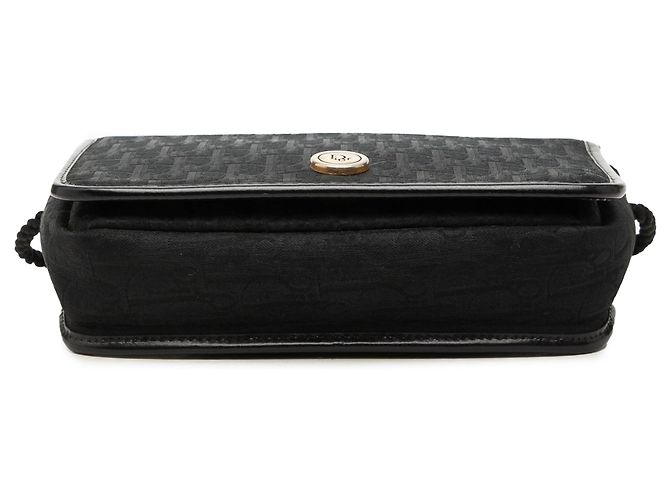 Diorissimo Trotter Canvas Umhängetasche mit Klappe in Schwarz von Dior - Ansicht 3