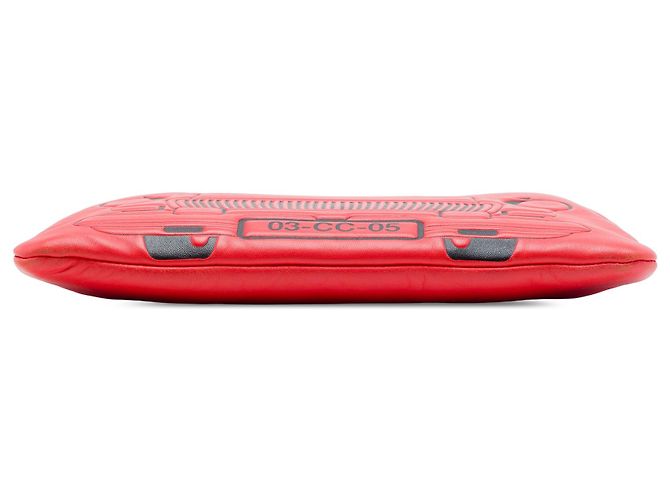 Clutch Chanel Medium Printed Lambskin Cuba La Habana O Case Vermelha Vermelho - vista 3