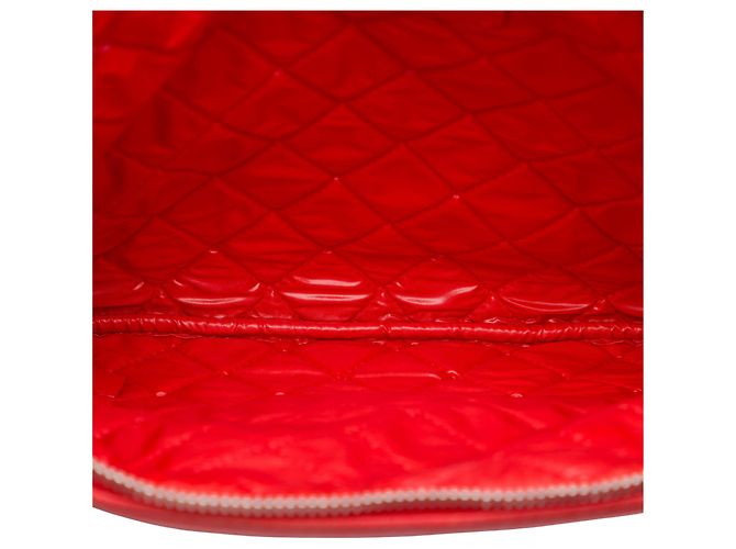 Clutch Chanel Medium Printed Lambskin Cuba La Habana O Case Vermelha Vermelho - vista 4