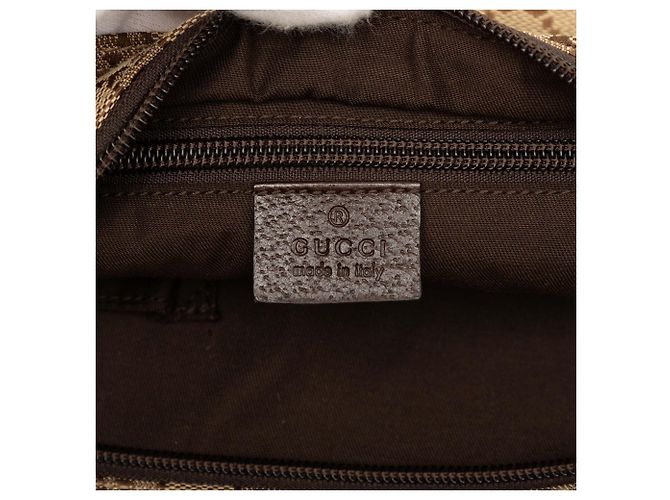 Borsa a tracolla Gucci GG Canvas Web beige - vista 5